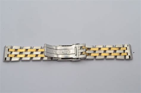 Breitling Chronomat Pilotband 20mm Stahl/gold 300d + 4 Gold.